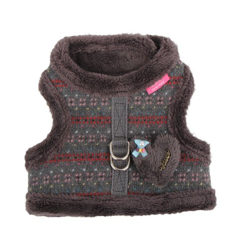 rosaaholic New York NAMD-AH604 Hundeweste, Twilight, grau, S von PINKAHOLIC