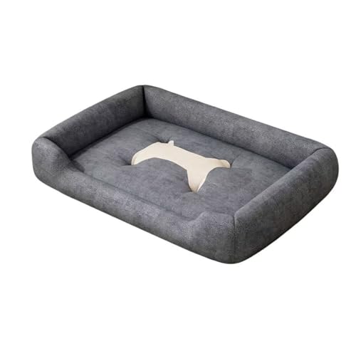 Abwaschbar Hundebett Grosse Hunde, dick und weich Mittelgroße Hundekissen, Hundebett Groß für Große, Mittelgroße Hunde Haustiere, Innen- und außen(70x55cm) von Pinkrin