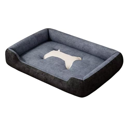 Abwaschbar Hundebett Grosse Hunde, dick und weich Mittelgroße Hundekissen, Hundebett Groß für Große, Mittelgroße Hunde Haustiere, Innen- und außen(70x55cm) von Pinkrin