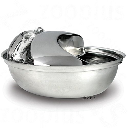 Trinkbrunnen 74198 Rain Drop Style aus Edelstahl von Pioneer Pet