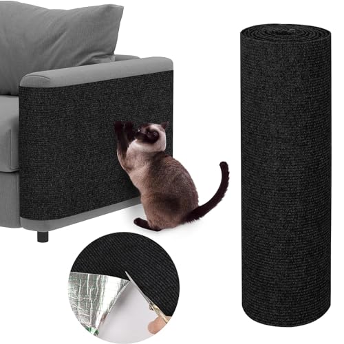 Pipihome Kratzmatte Selbstklebend, [200cmx40cm] Kratzbretter Katze, DIY Kratzmatte Katze, Kratzschutz Sofa Katze, Katzen Kratzbrett Kratzteppich Katze, Kratzmatte Katze Wand, Katzen Kratzschutz von Pipihome