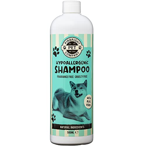 Pirbright Pet Company Hunde-Shampoo, Natürliches Hundeshampoo für empfindliche Haut, enthält Aloe Vera & Provitamin B5, Ideal für juckende Haut, Welpen, Parfümfrei von Pirbright Pet Company