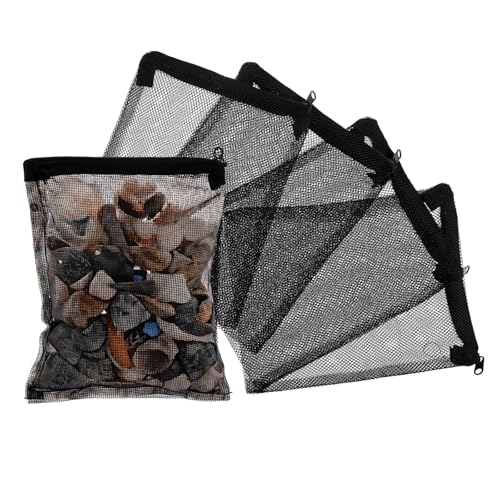 Piriuuo 10 Stück Aquarium Filterbeutel, Feines Netz mit Reißverschluss Fischtank Mesh Filterbeutel Wiederverwendbare Hohem Durchfluss Beutel für Aktivkohle, Keramikringe, Aquarienteich, 15 x 10 cm Piriuuo 10 Stück Aquarium Filterbeutel, Feines Netz mit Reißverschluss Fischtank Mesh Filterbeutel Wiederverwendbare Hohem Durchfluss Beutel für Aktivkohle, Keramikringe, Aquarienteich, 15 x 10 cm von Piriuuo