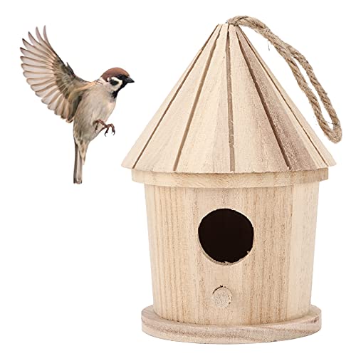 Vogelkästen für Kleine Vögel Im Garten Zum Aufhängen, Vogelhäuschen für Rotkehlchen Im Garten, Vogelnistkasten für Käfig, Nistkästen für Voliere, Vogelhaus aus Holz, Hotel für von Pissente