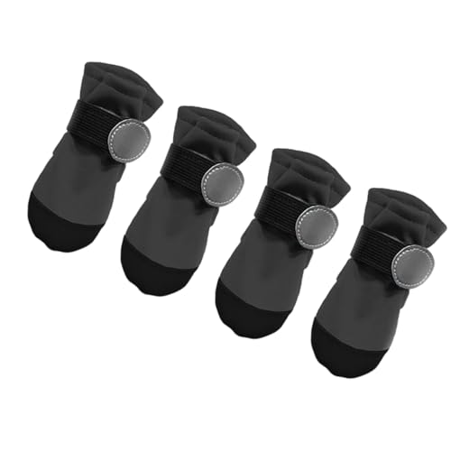 4 x Hundeschuhe, rutschfeste Sohlen, reflektierend, Pfotenschutz für kleine Hunde, Outdoor-Wanderausrüstung, atmungsaktive Hundeschuhe für regnerisches Wetter 4 x Hundeschuhe, rutschfeste Sohlen, reflektierend, Pfotenschutz für kleine Hunde, Outdoor-Wanderausrüstung, atmungsaktive Hundeschuhe für regnerisches Wetter von Pitadue