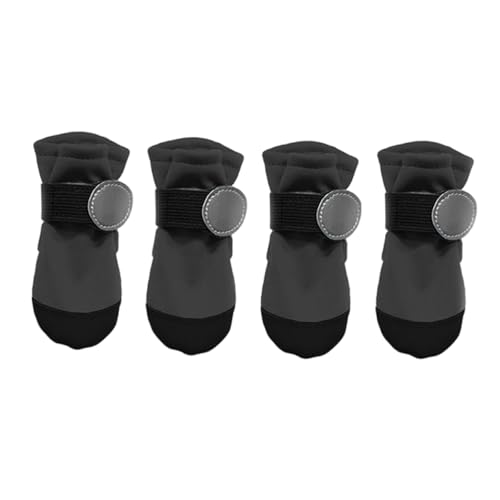 4 x Hundeschuhe, rutschfeste Sohlen, reflektierend, Pfotenschutz für kleine Hunde, Outdoor-Wanderausrüstung, atmungsaktive Hundeschuhe für regnerisches Wetter 4 x Hundeschuhe, rutschfeste Sohlen, reflektierend, Pfotenschutz für kleine Hunde, Outdoor-Wanderausrüstung, atmungsaktive Hundeschuhe für regnerisches Wetter von Pitadue