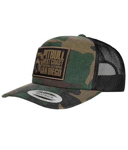 Pit Bull Snapback Camo Trucker Blood Dog Moro von Pitbull