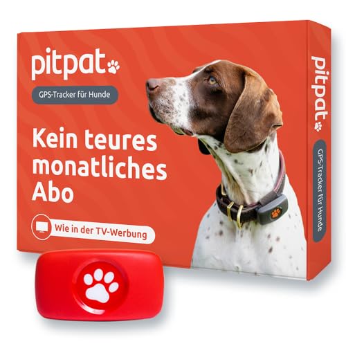 PitPat GPS-Tracker für Hunde, kein Abonnement erforderlich, geeignet für alle Hunde und passend für alle Halsbänder, intelligenter Aktivitätstracker, Satelliten-Tracking mit unbegrenzter Reichweite, von PitPat