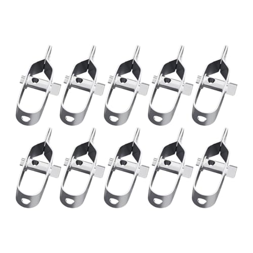 Pitycbo 10 Teiliges Elektrozaun Spanner Anschlussset, Tragbare Seilspannwerkzeuge für Elektrozäune, 120 Mm Pitycbo 10 Teiliges Elektrozaun Spanner Anschlussset, Tragbare Seilspannwerkzeuge für Elektrozäune, 120 Mm von Pitycbo