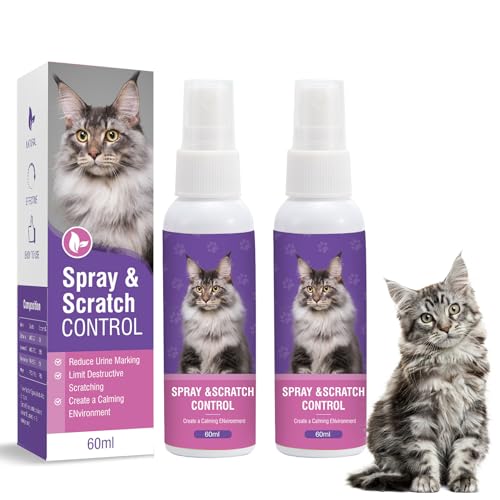 Pet Calming Spray Katzen Beruhigungsmittel Spray 2 Stück Beruhigung Beruhigungsspray FüR Katze Katzenberuhiger Beruhigender Beruhigendes Entspannungs Anti Stress Mittel Calming Anzeichen M von Piuess