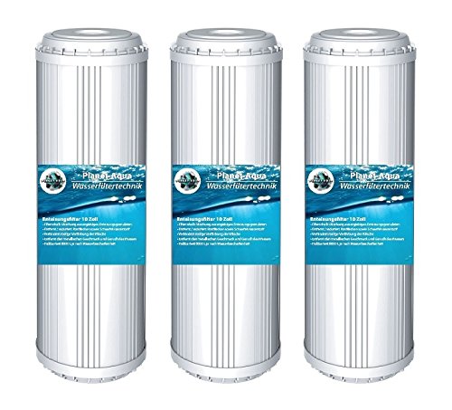 Planet-Aqua 1 x EISENFILTER 10 Zoll Iron Remover Vorfilter Kartusche Wasserfilter Brunnenwasser Regenwasser Filter Patrone Umkehrosmose Osmoseanlage Hauswasserwerk Filteranlage Pumpenfilter Rost von Planet-Aqua