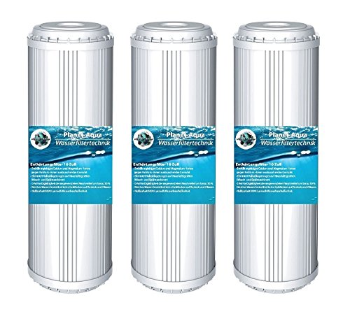 Planet-Aqua 1 x Wasser ENTHÄRTUNG ANTIKALK KARTUSCHE 10 Zoll Filter Patrone für Wasserfilter als Kalkfilter Vorfilter Wasser Brunnenwasser Osmose Regenwasser von Planet-Aqua