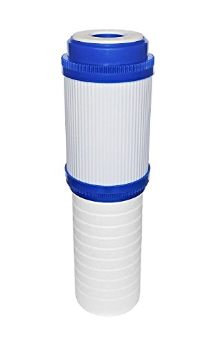 Planet-Aqua 2 Stück 2 in 1 Kombi 10 Zoll Filter Polypropylen u Aktivkohle Wasserfilter Filterkartusche für Osmoseanlage Küche Filteranlage Filtergehäuse Filter Trinkwasser Cartridge Aquarium von Planet-Aqua