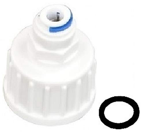 Wasseranschluss Adapter 3/4" IG auf 1/4" AG Kühlschrankschlauch für Wasserfilter Side by Side Kühlschrank, Umkehrosmoseanlage, Schlauch 1/4 Zoll 6mm und Osmoseanlagen. Filteranschluss Kupplung vielseitig als Verbindungsstück für WasserzufuhrFiltergehäuse Wasserfilteranlage Gehäuse Aquarium einsetzbar von Planet-Aqua