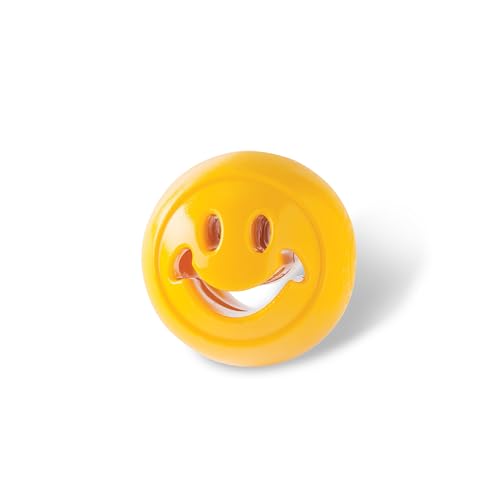 Planet Dog Orbee-Tuff Nooks - Snackspielzeug für Hunde - Gelber Smiley von Planet Dog