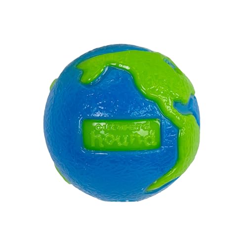 Planet Dog Orbee-Tuff Planet - Snackball für Hunde - Hundespielzeug - Blau/Grün - Klein von Planet Dog