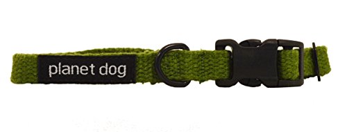 Planet Dog Small Hemp Collar - Apple Green Dog Collar von Planet Dog