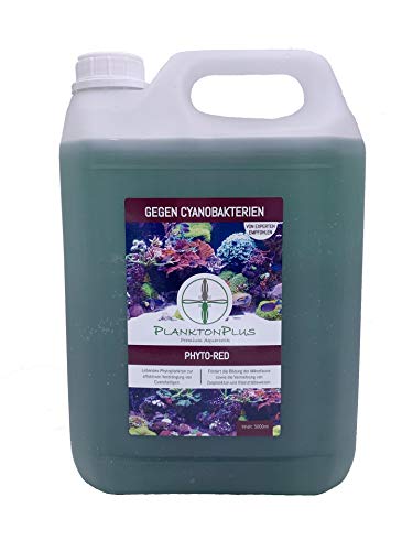 PlanktonPlus Aquaristik Phyto-Red Phytoplankton gegen Cyanobakterien im Meerwasseraquarium 5 Liter von PlanktonPlus GmbH