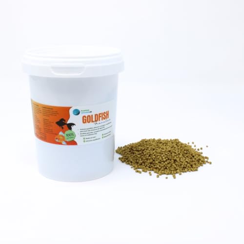 Goldfish Granules, Futtergranulat für Kaltwasserfische, natürliche Vollnahrung, ausgewogene Ernährung für alle Arten von Aquarienfischen und Kaltwasserteichen, Aquarienpflanzen, 500 ml von PlantasAcuario