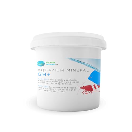 PlantasAcuario Aquarium Mineral GH+, Remineralisierungssalze für Aquarium und Garnelenbecken, 1000 Gramm von PlantasAcuario