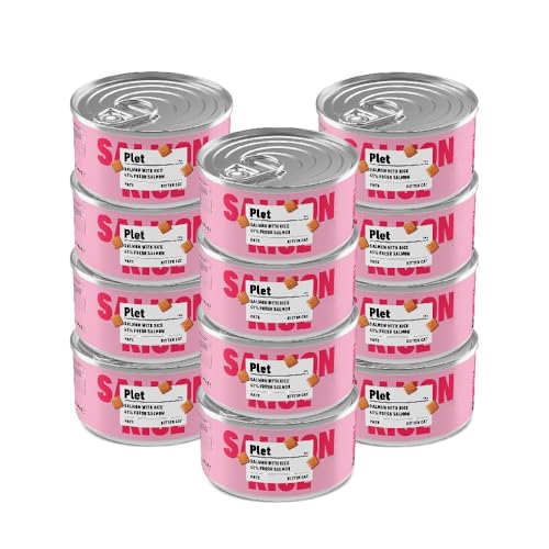 Plet Nassfutter für sterilisierte Katzen, Huhn mit Reis, 150 g, 12 Stück von Plet