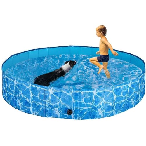 Plschckes Pet Pool Faltbare Hundepflege Badewanne Outdoor Spielwanne Hundereinigungsbecken von Plschckes