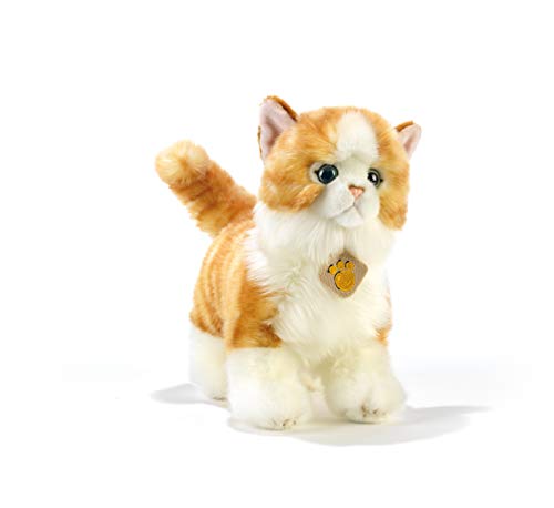 Plush & -Scratch Katze gestreift, 28 cm, Plüschtiere, Katzen, Mehrfarbig, 8029956159473 von Plush & Company