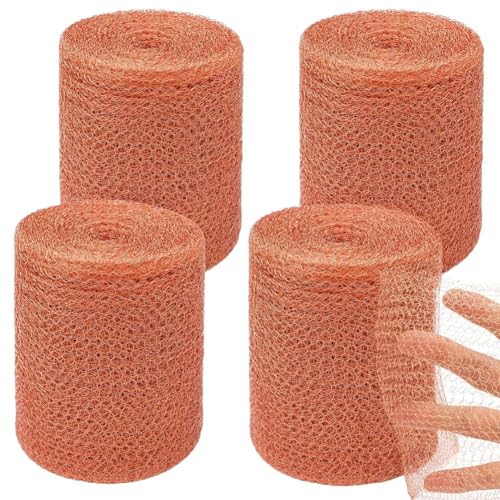Pluuttiem 4-Teiliges Nagetierbekämpfungsset Aus Kupfergeflecht, 5 X 33, Rostfreie Kupfergeflechtrolle für die Gartenarbeit, Versiegelt Wasseröffnungen Pluuttiem 4-Teiliges Nagetierbekämpfungsset Aus Kupfergeflecht, 5 X 33, Rostfreie Kupfergeflechtrolle für die Gartenarbeit, Versiegelt Wasseröffnungen von Pluuttiem