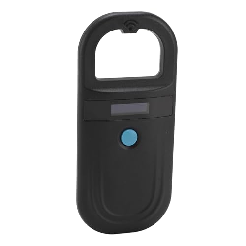 Plyisty Haustier-Mikrochip-Lesegerät, Tiermarken-Scanner, Unterstützt Effizientes Zweifrequenz-Lesen, USB-Schnittstelle, Genaues Lesen für Hunde, Haustiere, Katzen, Schweine (Black) von Plyisty