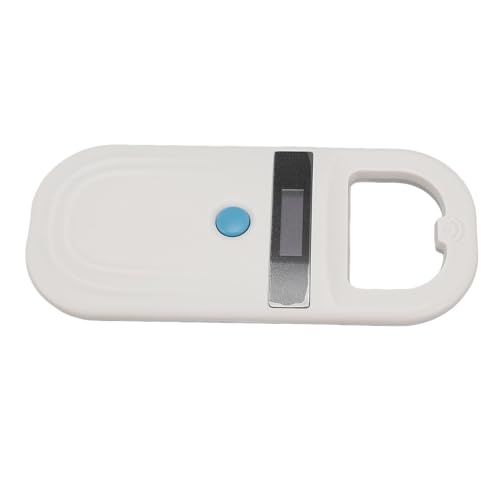 Plyisty Haustier-Mikrochip-Lesegerät, Tiermarken-Scanner, Unterstützt Effizientes Zweifrequenz-Lesen, USB-Schnittstelle, Genaues Lesen für Hunde, Haustiere, Katzen, Schweine (White) von Plyisty