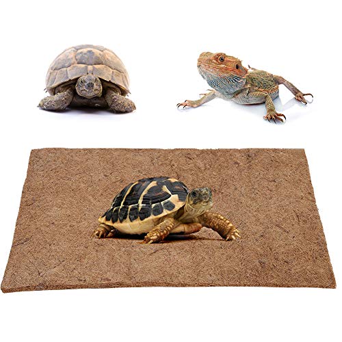 Plyisty Kokosfasermatte, Reptilienteppich Langlebig und praktisch mit großer Größe für Pet Terrarium Liner von Plyisty