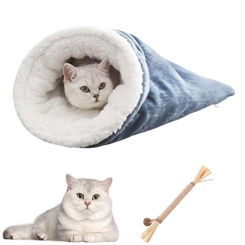 Cat Sleeping Bag, Cat Winter Sleeping Bag, Pet Sleeping Bag, Cat Sleeping Bag for Indoor Cats, Pet Mat Warming Pad Sack, for Indoor Cats and Small Dogs (B) von Pnedeodm