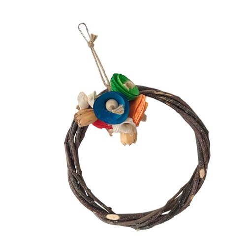 Bird Rest Station Durablity Swing Branch For Comfort And Entertainment Bird Enthusiasts Bird Shop Owner Training Toy Bird Chewing Toy For Parrot Wood Parrot Chewing Toy von Pnuokn