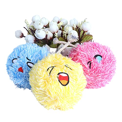 Katze Favorite Jagdball Spielzeug Pom Poms 10 cm Katze hält gesund - Spielzeug PomPoms Katzenspielzeug weich bunt Pom Indoor Katzenspielzeug gegen Langeweile von Pnuokn