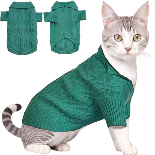 Poifzew Klassischer Pullover Hundepullover, warme Welpenkleidung, weich, atmungsaktiv, kleine Hundekleidung, warme Welpenmäntel, hässliche Weihnachten, Halloween, Urlaub, Haustier-Outfits Bekleidung, von Poifzew