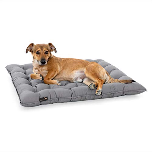 Pointer | Urban Hundekissen Grosse Hunde, 90x80 cm - Orthopädisches Hundebett Waschbar bis 95°C, Geruchsfrei, Robust, Indoor & Outdoor, Made in Germany (XXXL - 90x80 cm, Hellgrau) von Pointer