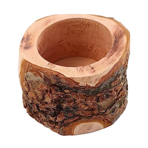 Hamster-Futternapf aus Holz, für Hamster, kleine Haustiere, Wassertrinker, Zahnpflege, Molaren-Spielzeug für Rennmäuse, Meerschweinchen, Igel von Pokinge