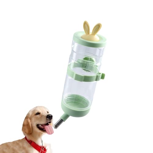 Pokinge 1Pcs Automatische Haustier Futterautomat Wasser Feeder Käfig Hängen Haustier Trinken Brunnen No-Drip Hohe Kapazität 950ml Welpen Käfig Wasserspender für Katze Kaninchen von Pokinge