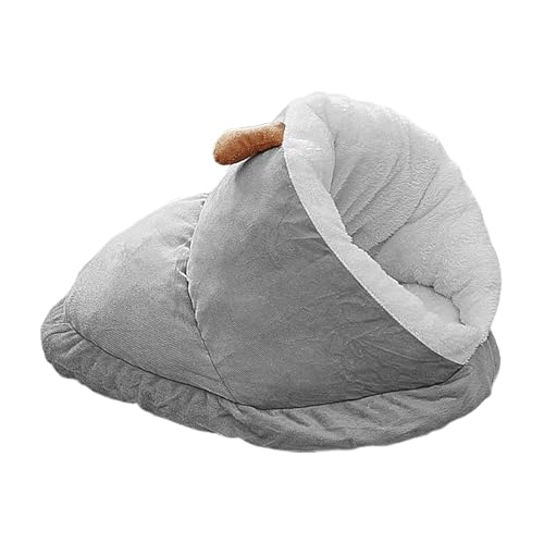 Cat Bed | Pet Tent Cave Bed | Winter Dog Bed | Cat Cave | Dog Cave Bed | Dog Bed with Hood | Winter Cat House | Warming Pet Bed Cave | Soft Plush Cat Bed | Comfortable & Breathable for Pets von Pokronc