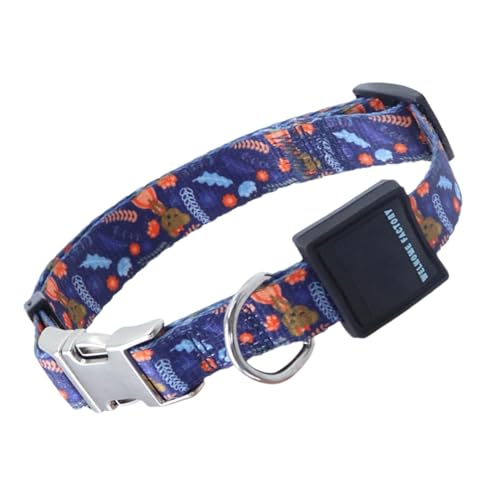 Dog Collar | Puppy Collar | Pet Neck Collar | Faux Nylon Dog Collar | Adjustable Dog Collar | Comfortable & Breathable Puppy Collars | Cute Medium & Large Collar for Pet Neck von Pokronc