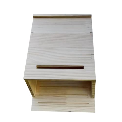 Fledermauskasten | Vogelbox | Fledermausschutz aus Holz | Swift Box | Holz Fledermausnest | Künstliche Fledermauswurzel für Fledermäuse zum Landen & Wurzeln | Wetterbeständiger Fledermaus-Nistkasten von Pokronc