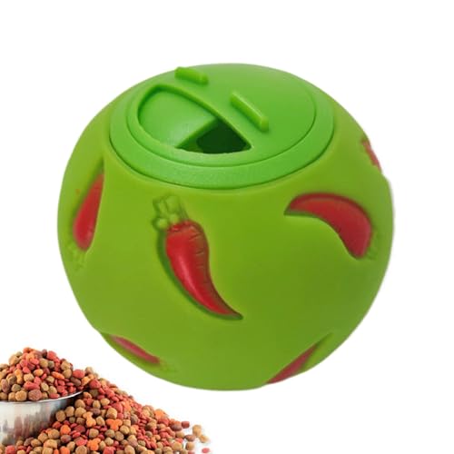 Hedgehog Behandeln Ball, Hamster -Futterball -Ball, Lebensmittelabgabespielzeug, Stimuliert Natürliches Verhalten, Reduziert Stress, Grün, Gelb, Blau, 7,5 cm/2,95 Zoll Für Haustiere von Pokronc