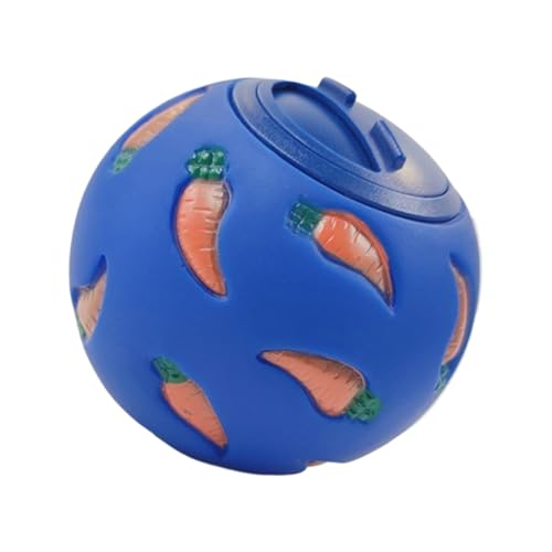 Hedgehog Behandeln Ball, Hamster -Futterball -Ball, Lebensmittelabgabespielzeug, Stimuliert Natürliches Verhalten, Reduziert Stress, Grün, Gelb, Blau, 7,5 cm/2,95 Zoll Für Haustiere von Pokronc