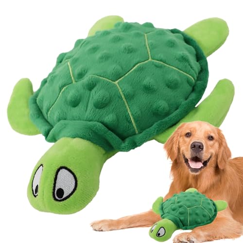 Plush Dog Toy | Squeaky Dog Toys | Turtle Plush Dog Toy | Dog Chew Toys | Turtle Shape Dog Toy | Safe & Harmful | Non- Deforming Dog Toys | for Puppy Playful Indestructible Toys von Pokronc