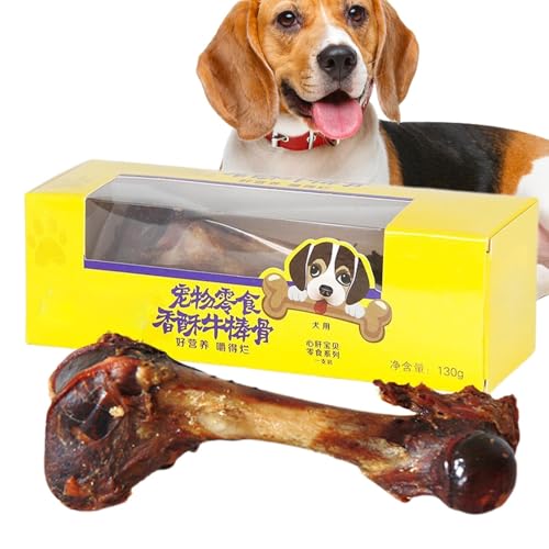 Pokronc Dog Beef Bone - Beef Shank Bone for Dog Chew Play - Aggressive Dog Chew Toys, Natural Large Breed Dog Treats for Aggressive Chewers von Pokronc