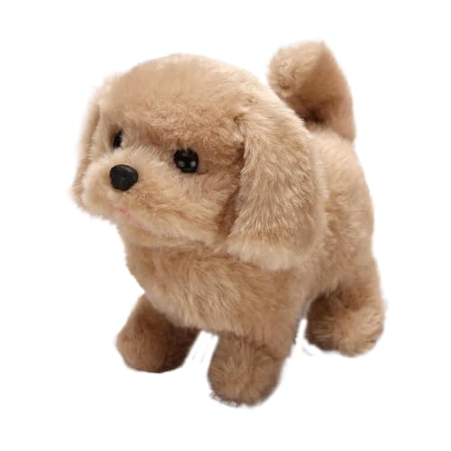 Robotic Dog Toy | Toy Dog | Dog Tedy | Moving Barking Dog | Battery Powered Dog Toy | Plush Walking Dog Toy | Realistic Plush Puppy Toy with Tail Wagging for Babies & Toddler von Pokronc