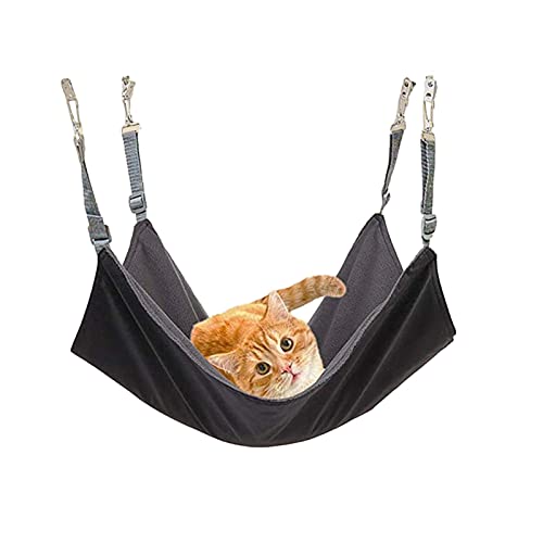 Hängematte Katze Atmungsaktiv Katzenhängematte Hund Hängematte Dual Use Katze Kühlbett Haustier Hängende Bett Für Hängematte Kleintiere Sommer von Pomrone