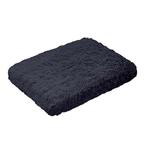 Pomrone Hundebett Langes Plüsch Haustier Sofa Bequeme Flauschige Kistenmatte Kennel Pad Waschbares Hundebett Sofa Für Mittelgroße Kleine Katzen Und Hunde, 40x30cm / 50x40cm von Pomrone