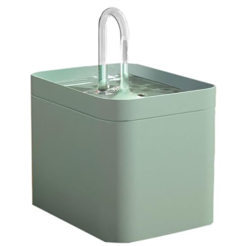 Katzenbrunnen, 1,5L Katzen Trinkspender, Silent Katzentrinkbrunnen, Katzen Trinknapf, Katzen Trinkbrunnen Wasserhahn, Automatischer USB Haustier Trinkbrunnen für Katze, Kleine Hunde, Welpe von Pomurom