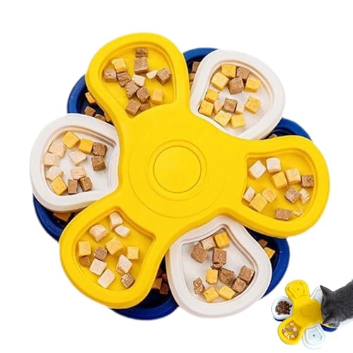 Pomurom Hundefutter-Puzzlespielzeug, Welpennapf Slow Feeder - Hundepuzzles Dreischichtiger Slow Feeder | Eat Slow Feeder im Puzzle-Stil, zur geistigen Bereicherung von Pomurom